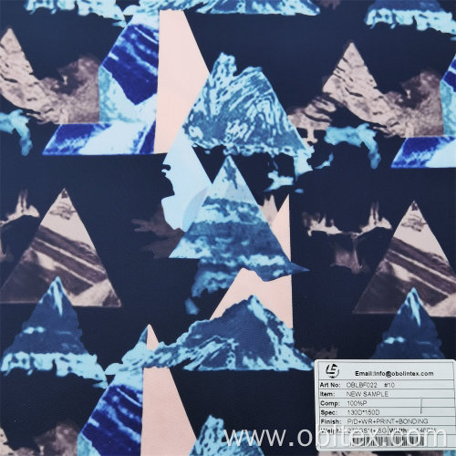 OBLBF022 Polyester Twill Fabric With Printed